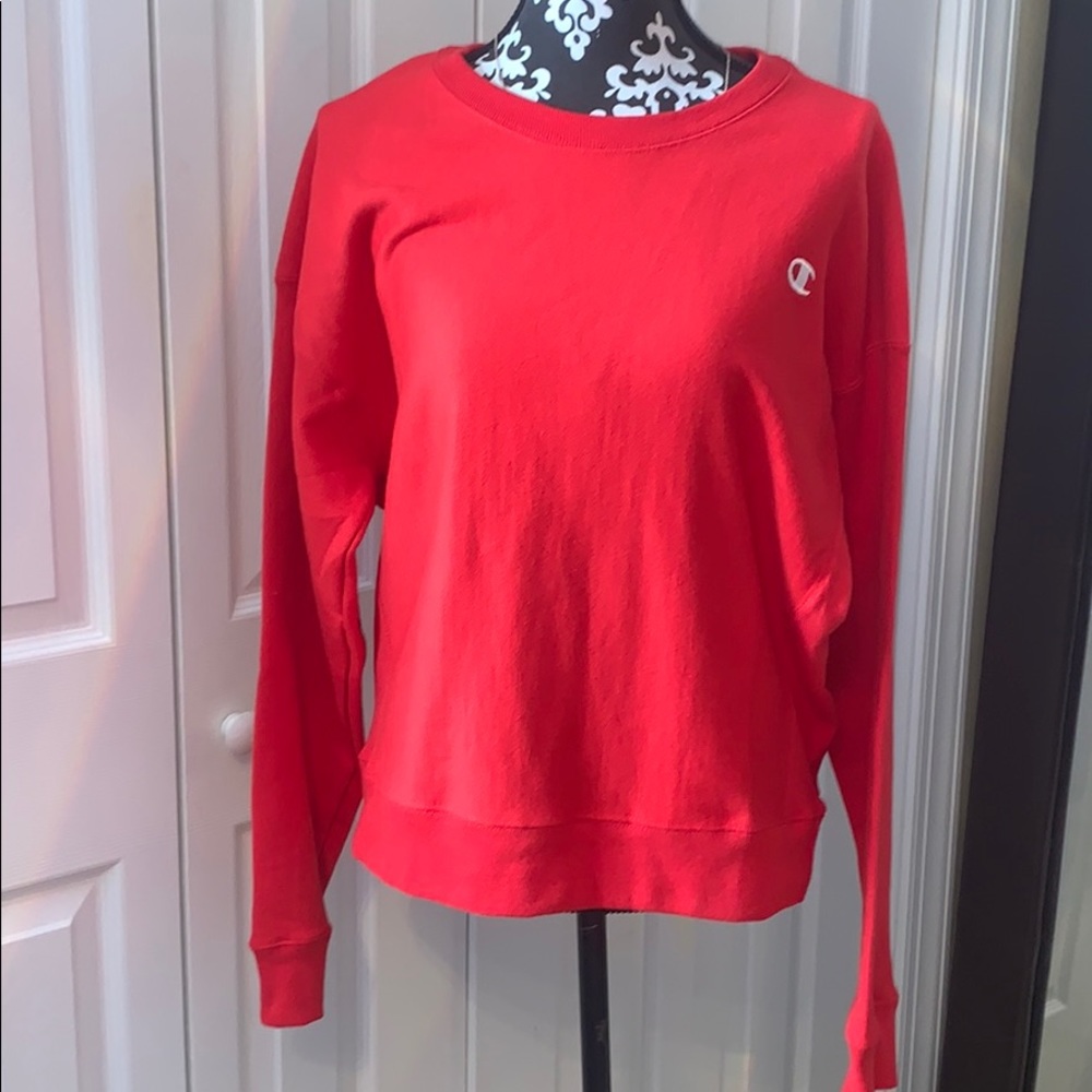 Champion Reverse Weave Crew Sweatshirt Size Large